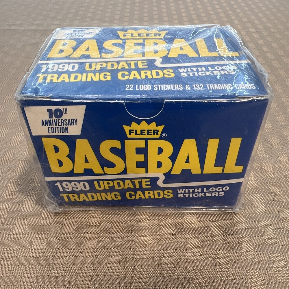 1990 Fleer Baseball Update Complete Box Set - 132 Cards - Sealed